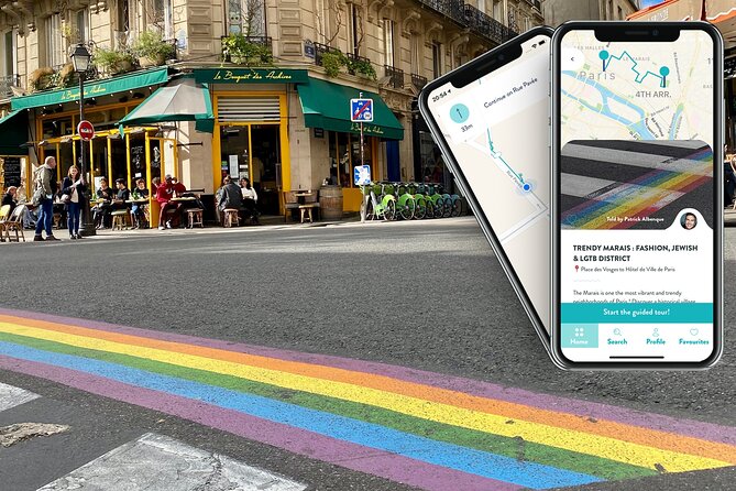 Trendy Marais, smartphone audioguided walking tour - A smartphone guide that moves with you in Le Marais