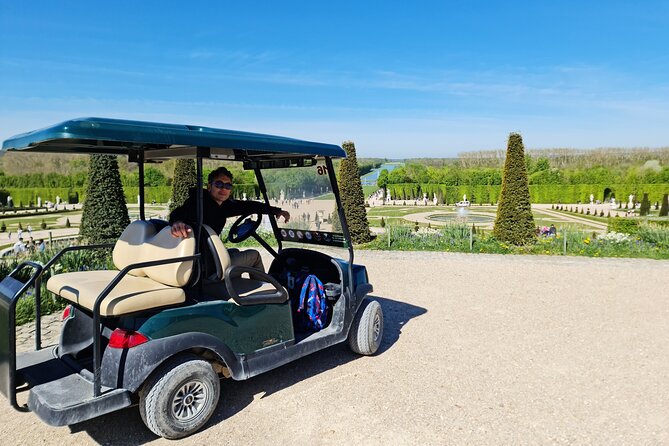 Versailles Golfcart & Bike Guided Tour: Gardens Hamlet Fountains - Stop 1: Jardins du Château de Versailles fountains and Bosquets viewpoints