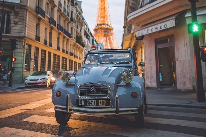 Vintage 2CV Adventure: 2-Hour Paris Highlights Tour - Pickup anywhere in Paris, and why it saves your energy